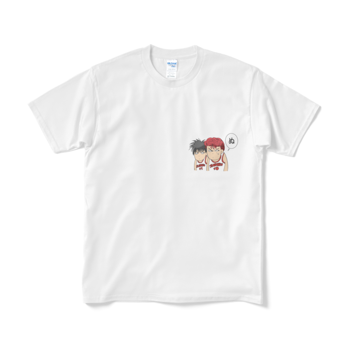 湘北メンバー　両面　白Tシャツ（短納期） - M - ホワイト