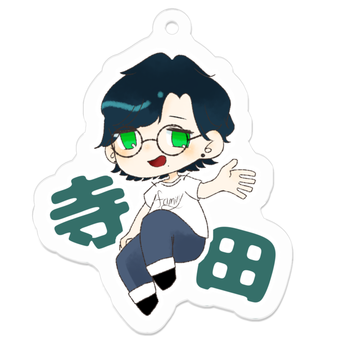 アクリルキーホルダー（コーティング） - 50 x 50 (mm)