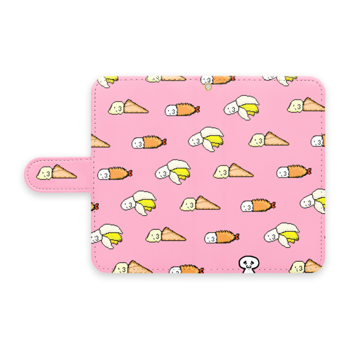 手帳型Androidケース - S - ストラップ穴 あり