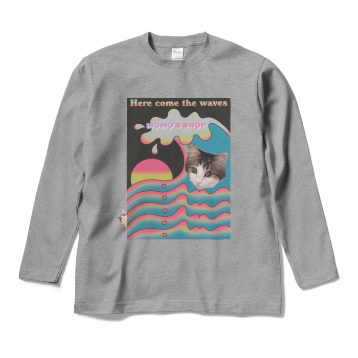 ロングスリーブTシャツ - M - 杢グレー