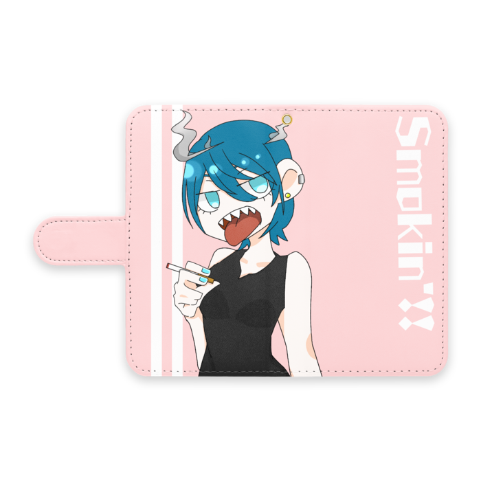 手帳型Androidケース - S - ストラップ穴 あり