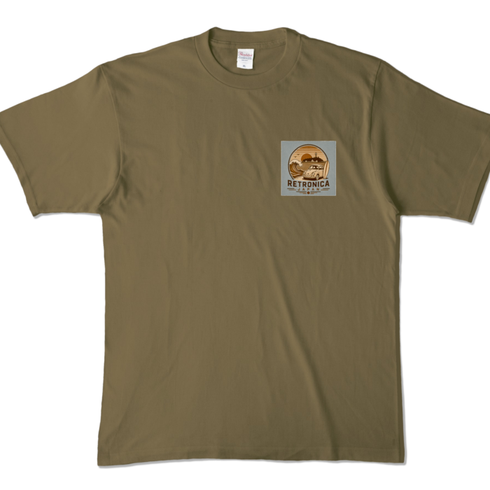 カラーTシャツ - XL - オリーブ (濃色)