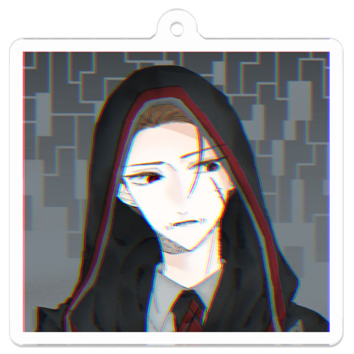 アクリルキーホルダー - 50 x 50 (mm)