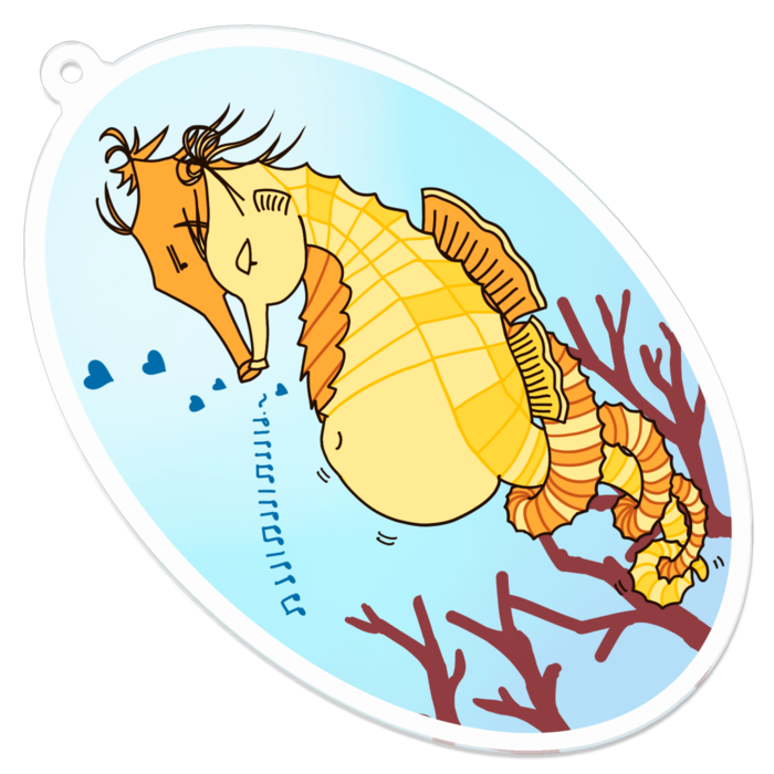 アクリルキーホルダー（コーティング） - 70 x 70 (mm)