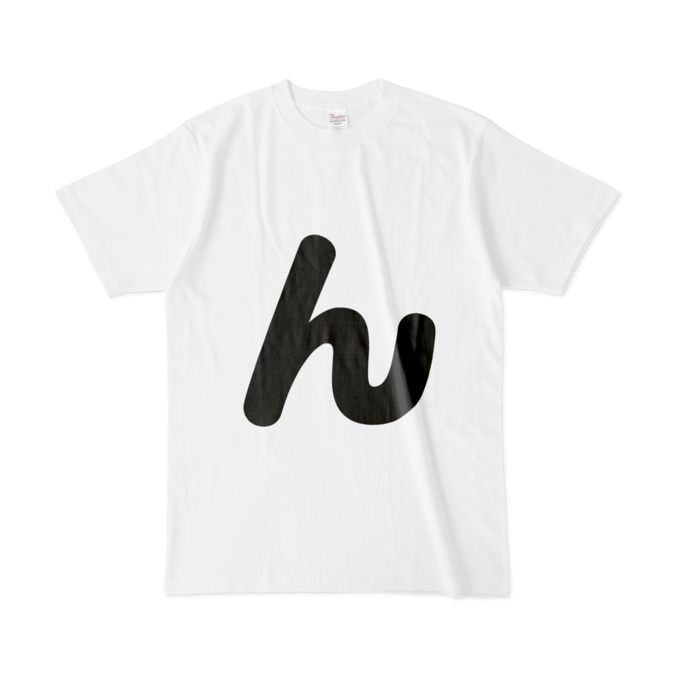 「ん」Tシャツ - L - 白