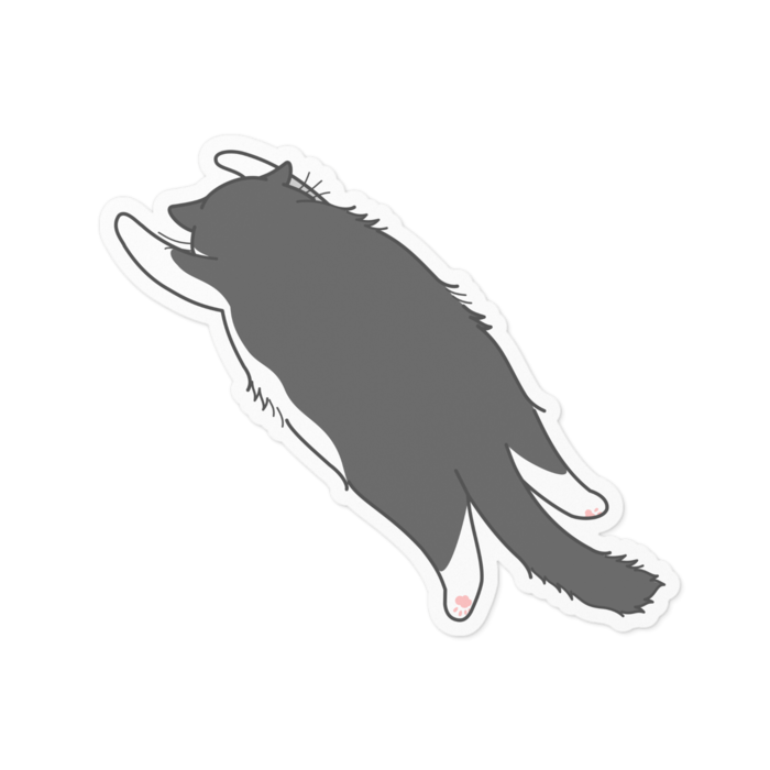 ステッカー - 100 x 100 (mm)白