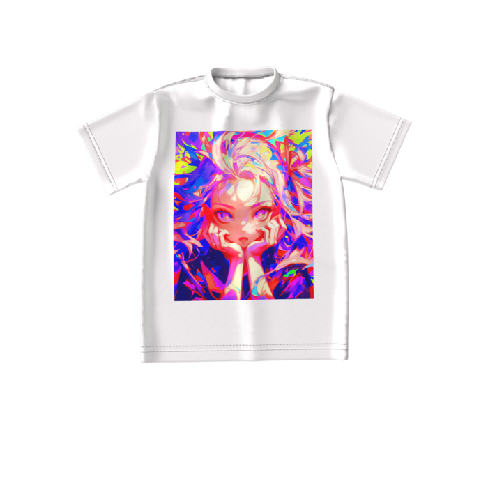 ビッグシルエットTシャツ (ホワイト) - S -