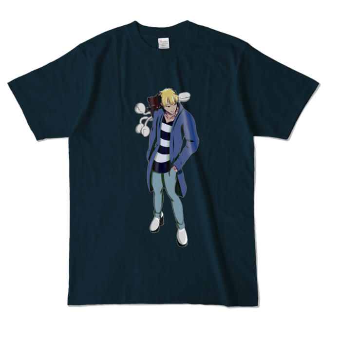 カラーTシャツ - L - ネイビー (濃色)