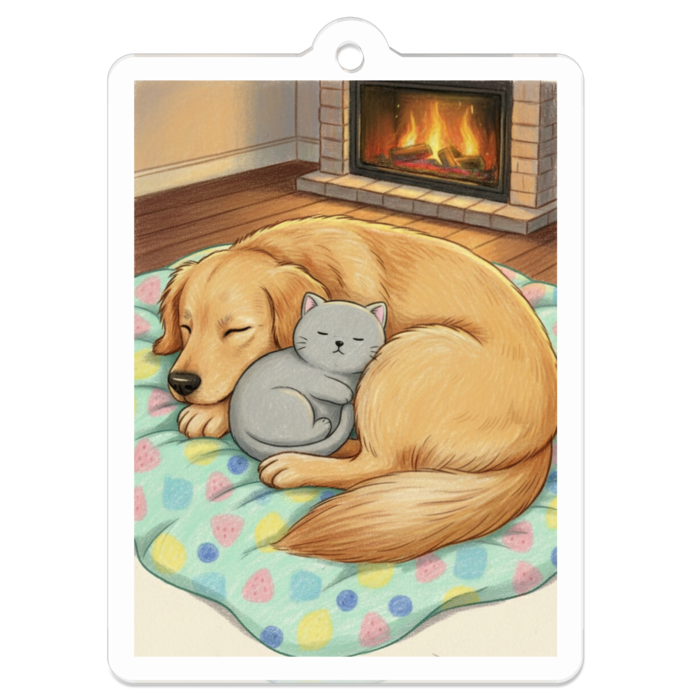 アクリルキーホルダー - 50 x 50 (mm)