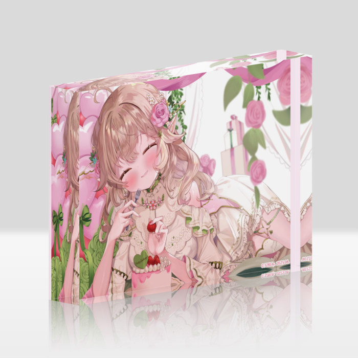 アクリルブロック - 148x100mm(にっこり)