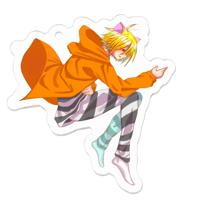 アクリルキーホルダー - 50 x 50 (mm)