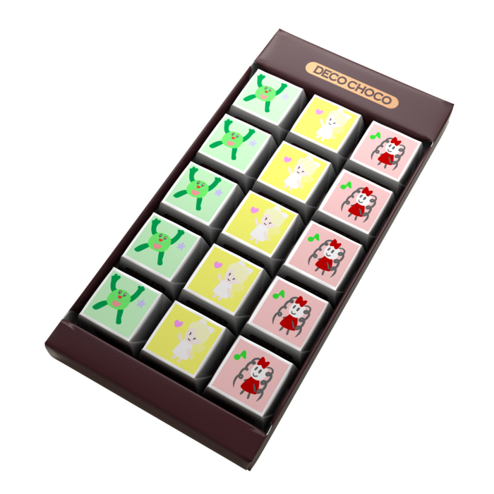 DECOチョコ - 列ごとにデザイン(1)