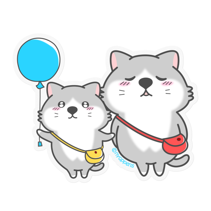 ステッカー - 100 x 100 (mm)クリア