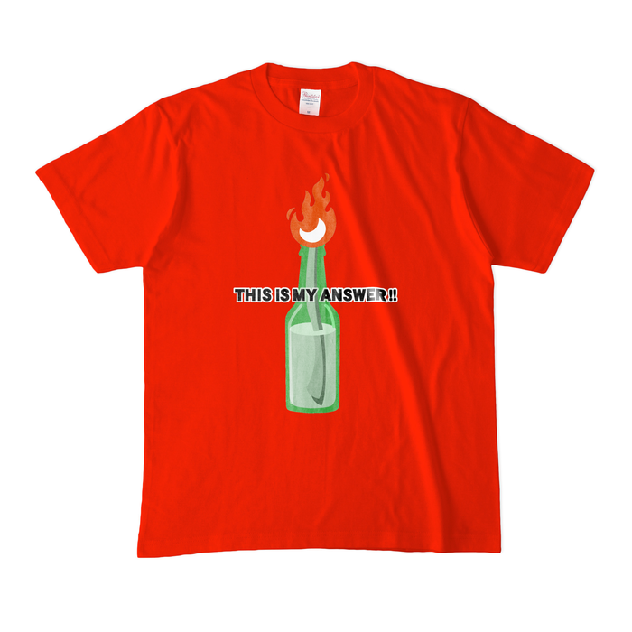 カラーTシャツ(濃色) - M - レッド