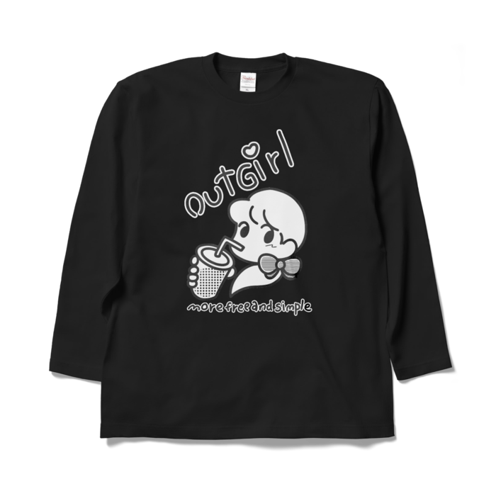 ロングスリーブTシャツ - XL - ブラック