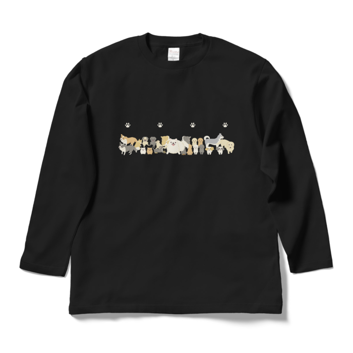ロングスリーブTシャツ　黒　L