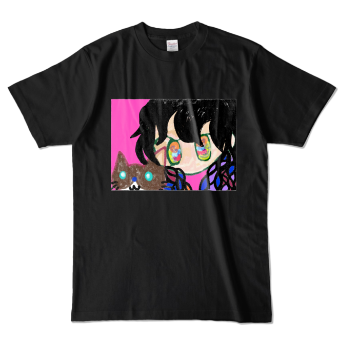 カラーTシャツ - L - ブラック (濃色)