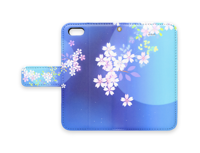 手帳型iPhoneケース - iPhone 5 / 5s / SE - ストラップ穴 あり
