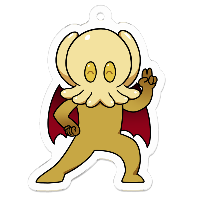 アクリルキーホルダー（コーティング） - 50 x 50 (mm)