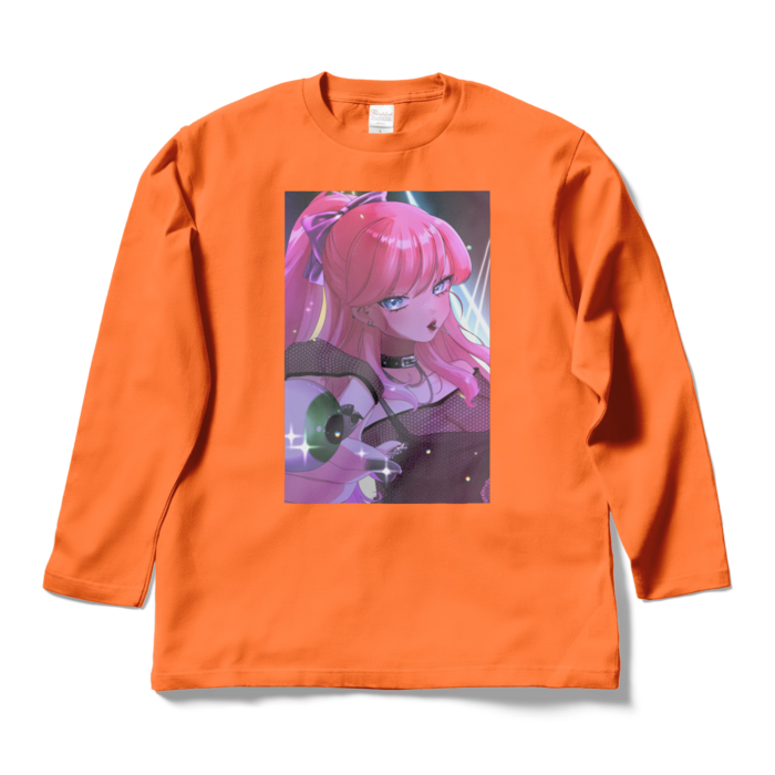 ロングスリーブTシャツ - L - オレンジ