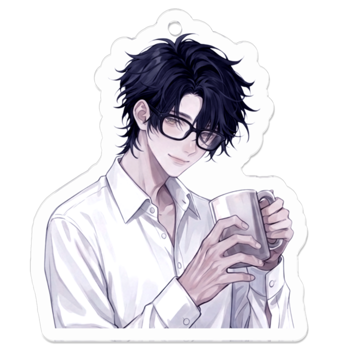 アクリルキーホルダー（コーティング） - 50 x 50 (mm)