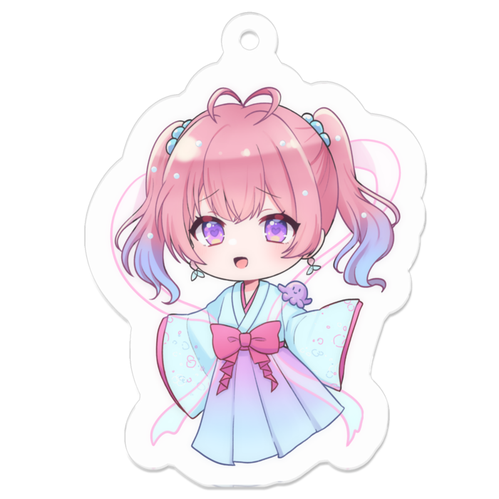 アクリルキーホルダー - 50 x 50 (mm)