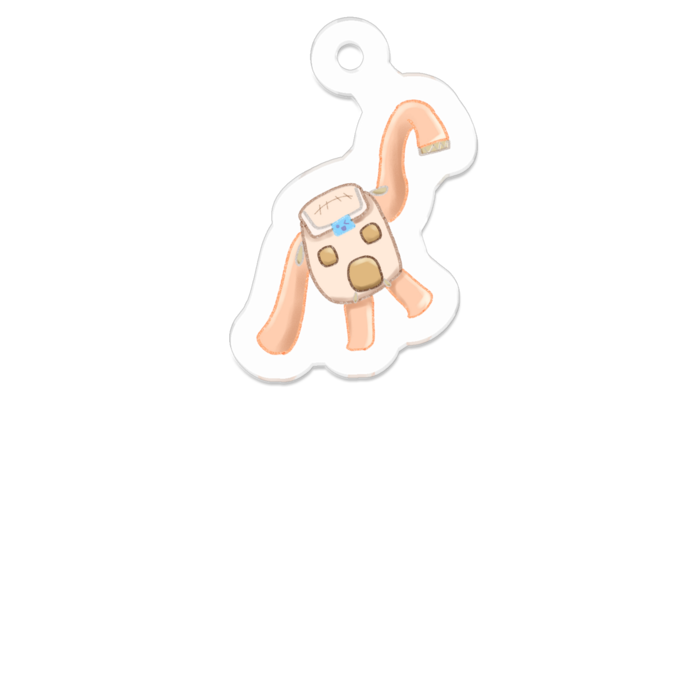 アクリルキーホルダー（コーティング） - 50 x 50 (mm)