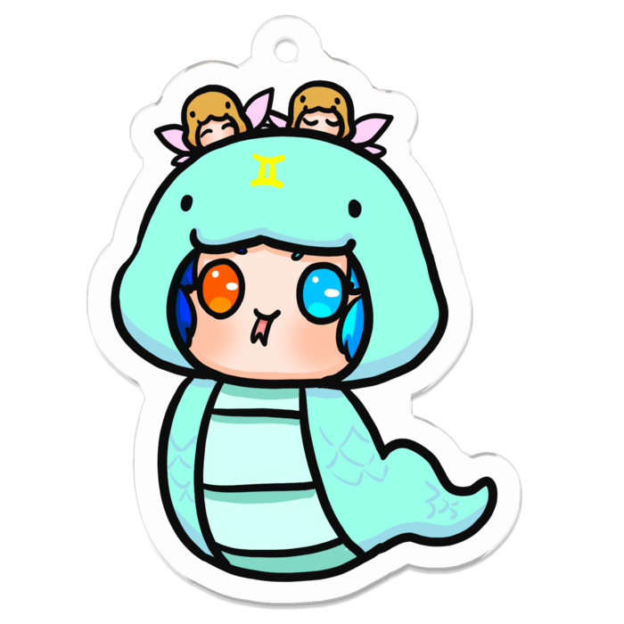 アクリルキーホルダー - 50 x 50 (mm)