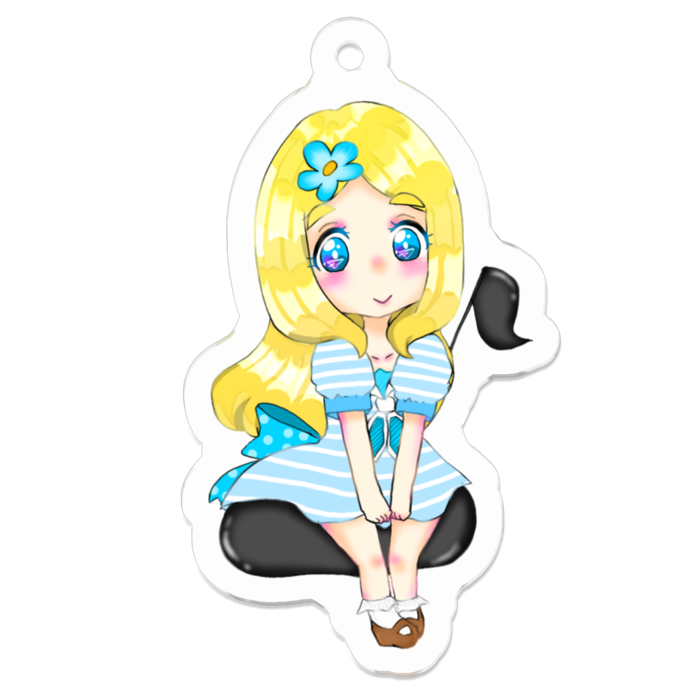 アクリルキーホルダー - 50 x 50 (mm)