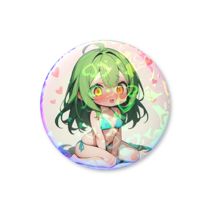 ホログラム缶バッジ - 76mm