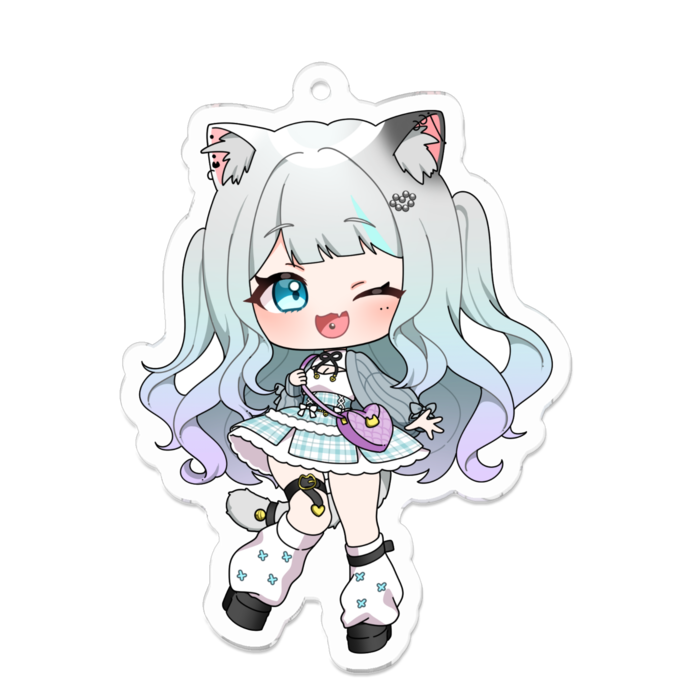 アクリルキーホルダー - 70 x 70 (mm)