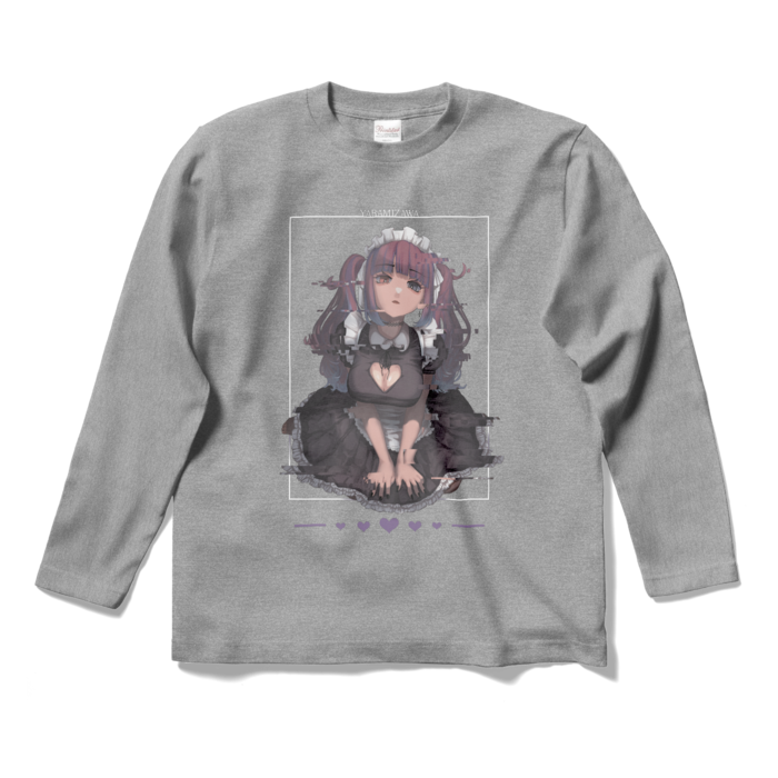 ロングスリーブTシャツ - S - 杢グレー