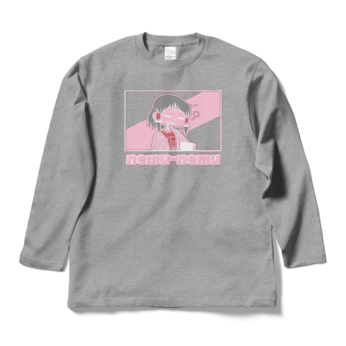 ロングスリーブTシャツ - L - 杢グレー