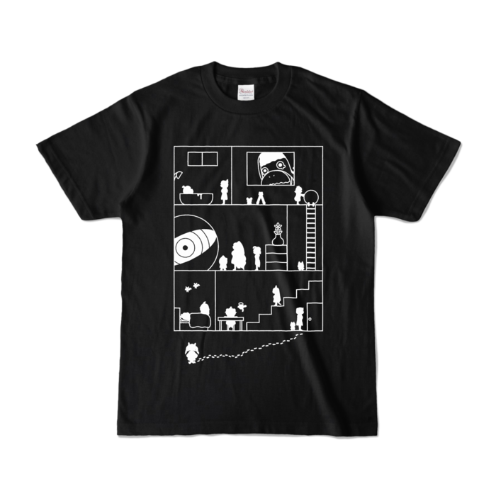 カラーTシャツ - S - ブラック (濃色)