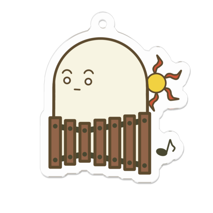 アクリルキーホルダー - 50 x 50 (mm)
