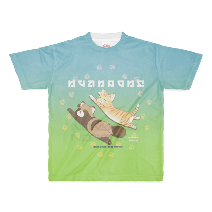 フルグラフィックTシャツ - M - 正面印刷のみ