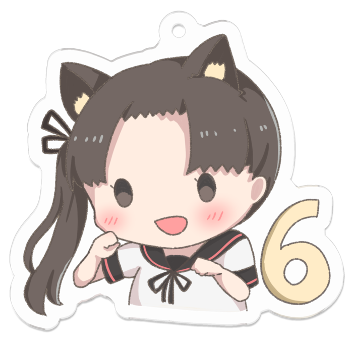 アクリルキーホルダー - 50 x 50 (mm)