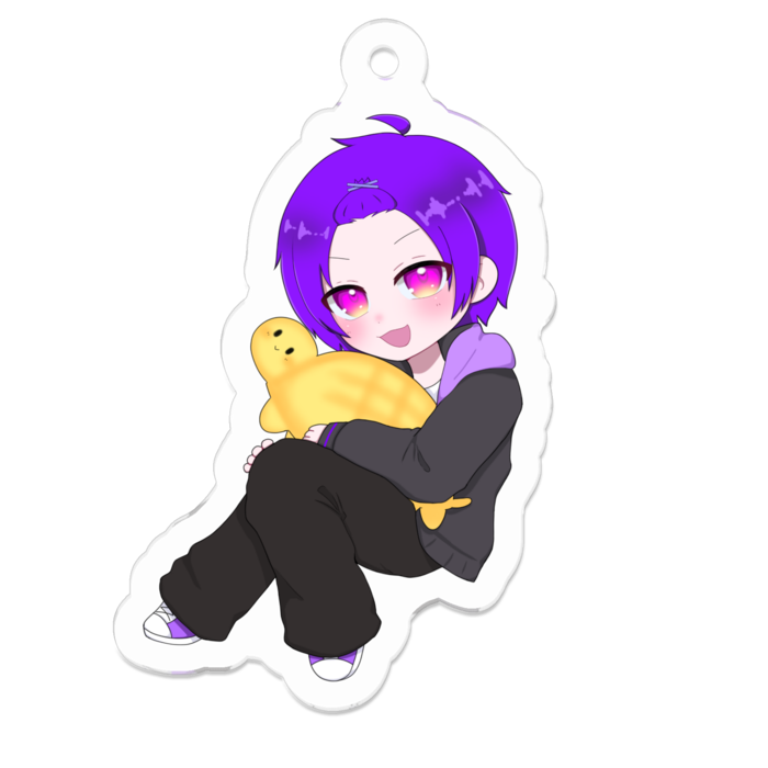 アクリルキーホルダー - 50 x 50 (mm)