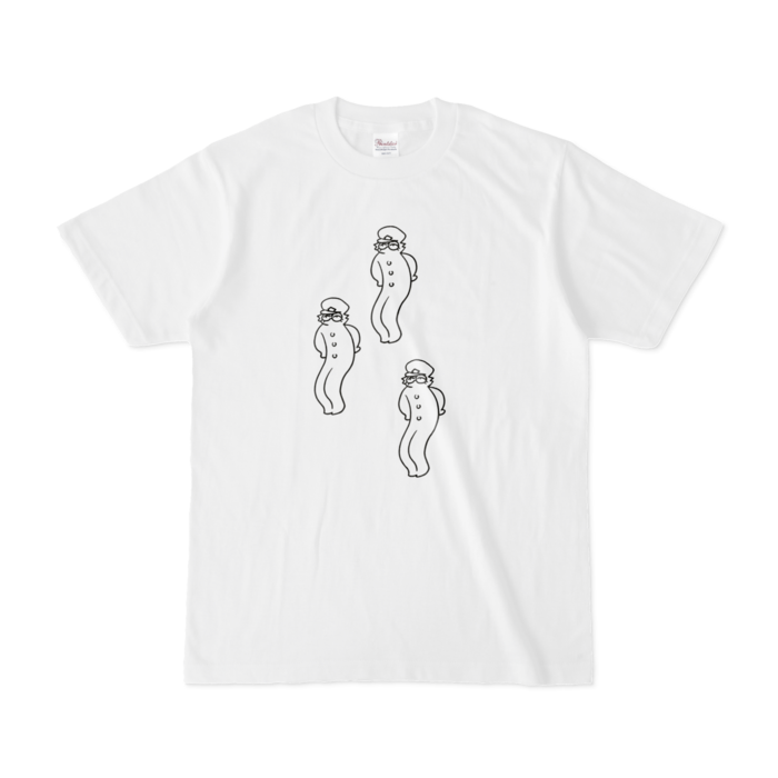 Tシャツ - S - 白(3人鶴多)