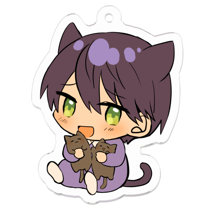 アクリルキーホルダー - 50 x 50 (mm)