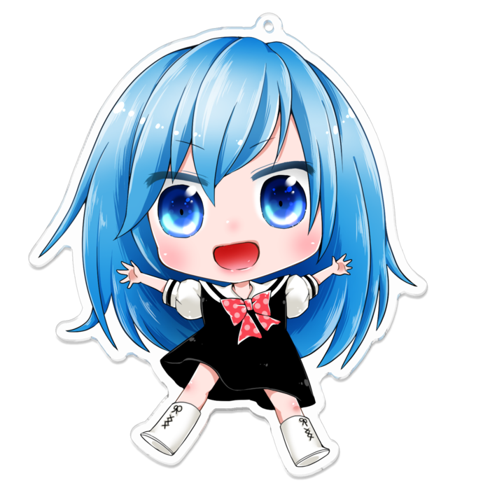 アクリルキーホルダー - 100 x 100 (mm)