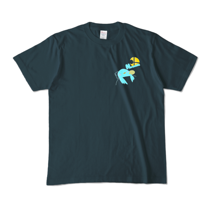 カラーTシャツ - M - デニム (濃色)