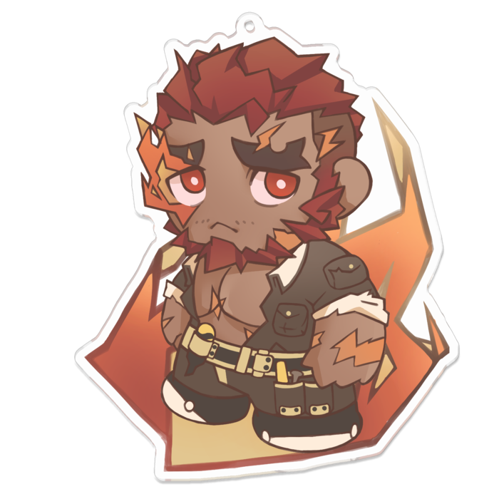 アクリルキーホルダー - 100 x 100 (mm)