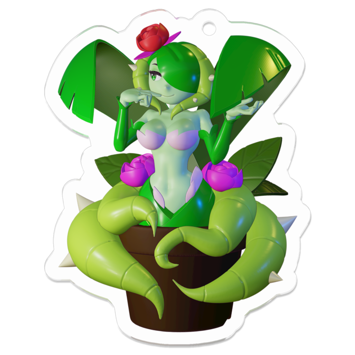 アクリルキーホルダー（コーティング） - 50 x 50 (mm)