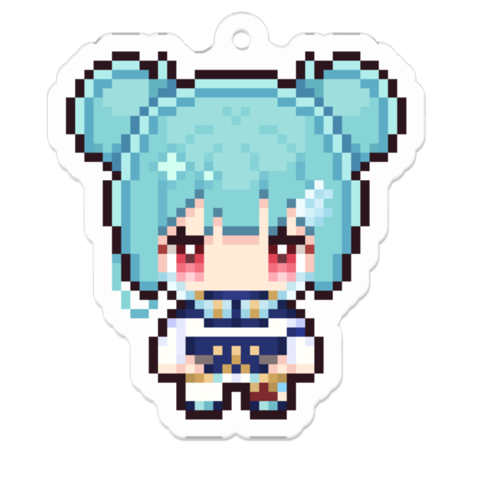 アクリルキーホルダー - 50 x 50 (mm)