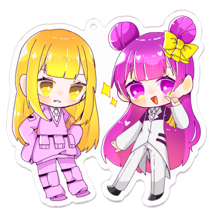 アクリルキーホルダー - 70 x 70 (mm)