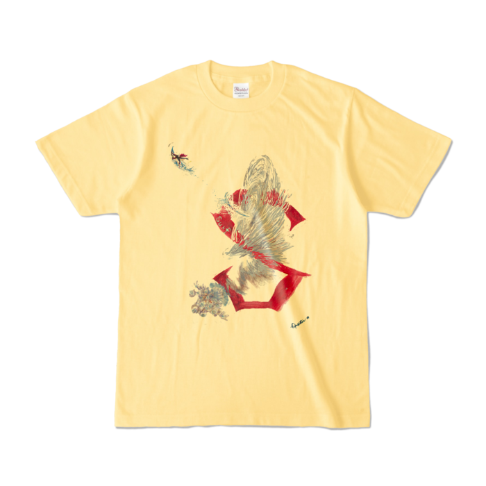 カラーTシャツ - S - ライトイエロー (淡色)