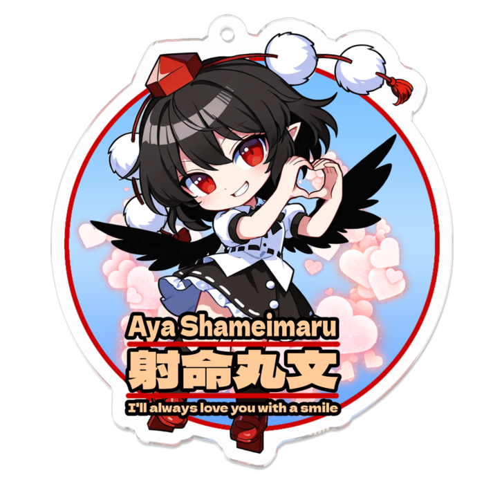 アクリルキーホルダー - 70 x 70 (mm)