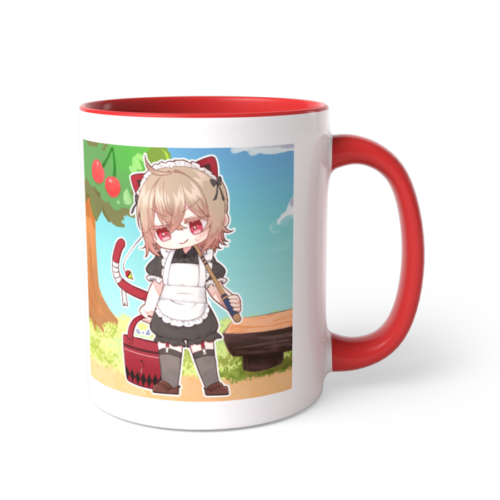 ツートンカラーマグカップ - 直径 8.2cm / 高さ 9.5cm