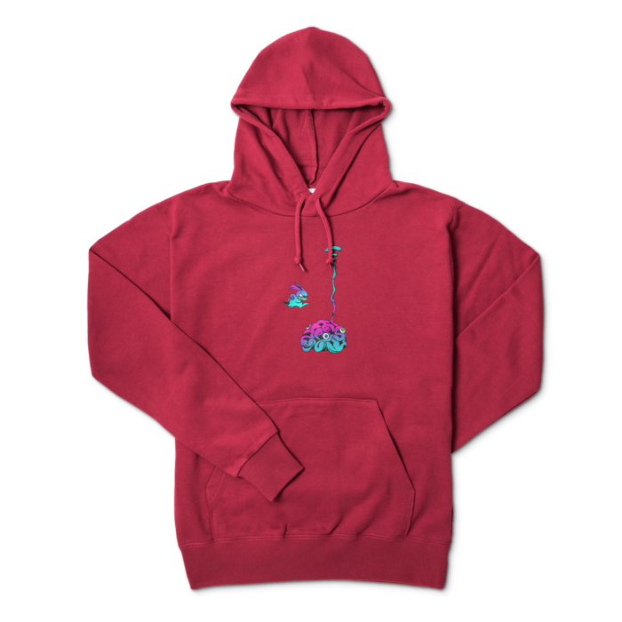 パーカー - L - バーガンディ(4)